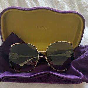 Gucci Gold Frame Sunglasses